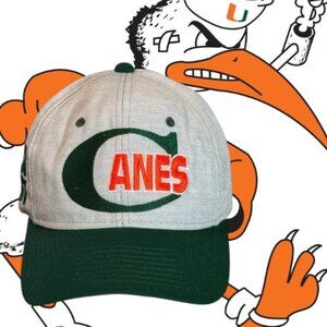 Vintage University of Miami Hurricanes Embroidered "The Big East" Snapback Hat